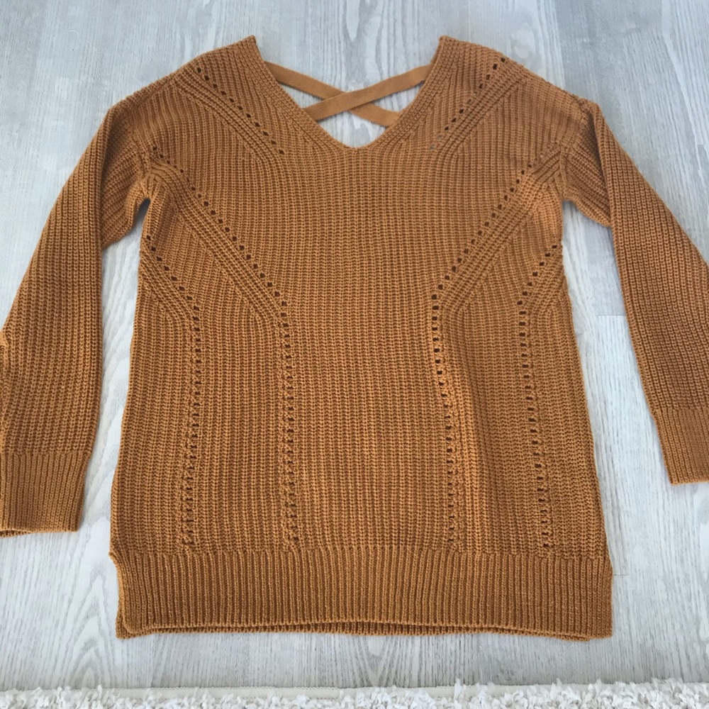 Golden Yellow Sweater; Perfect for Fall! 🍁🍂